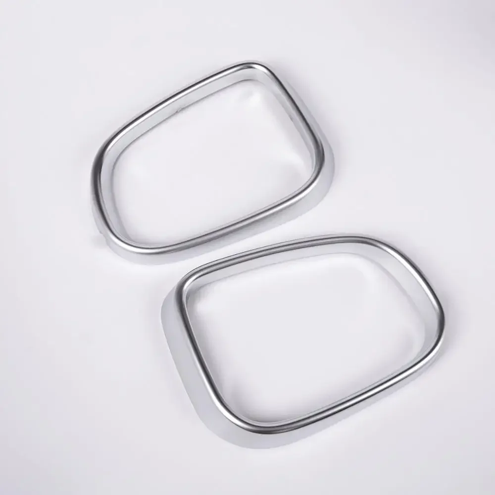 ABS Silver Exterior Side Rearview Mirror Frame Trim Cover For Jaguar XE 2015-20 / XF 11-2020 XJ/XJL 2010-2016 Car Accessories