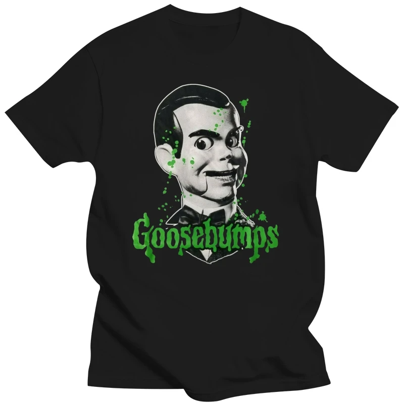 Goosebumps Men's L T-Shirt Slappy The Dummy Licensed R. L. Stine TV Movie Book(1)