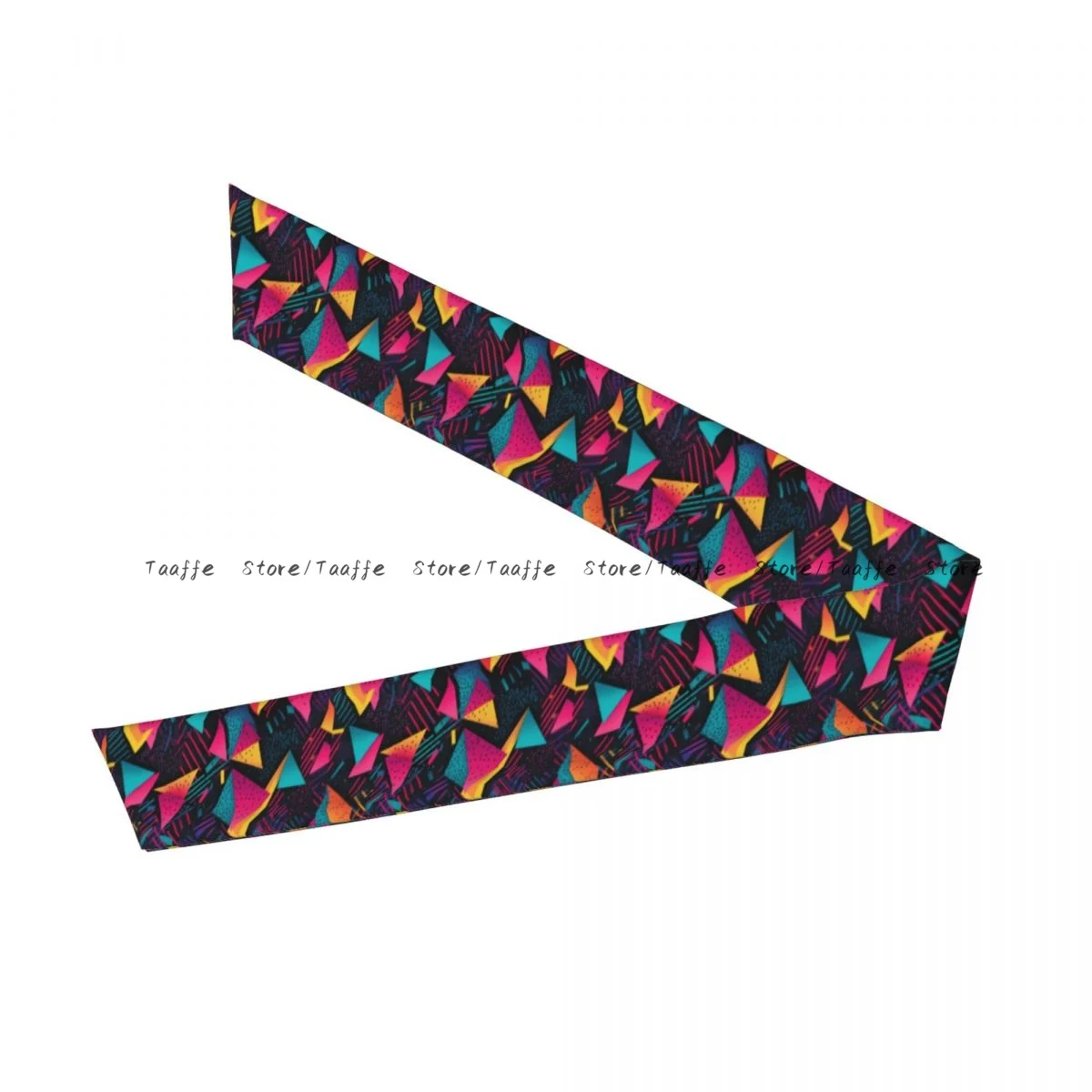 Tie Headbands Colorful 80s 90s Retro Pattern Sports Head Band Athletic Sweatband Bandana Sweat Wicking