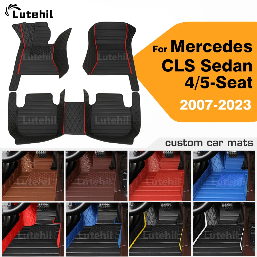 for-mercedes-benz-cls-sedan-4-5-seat-2007-2023-custom-car-floor-mat-automobile-carpet-cover-interior-accessories-protective