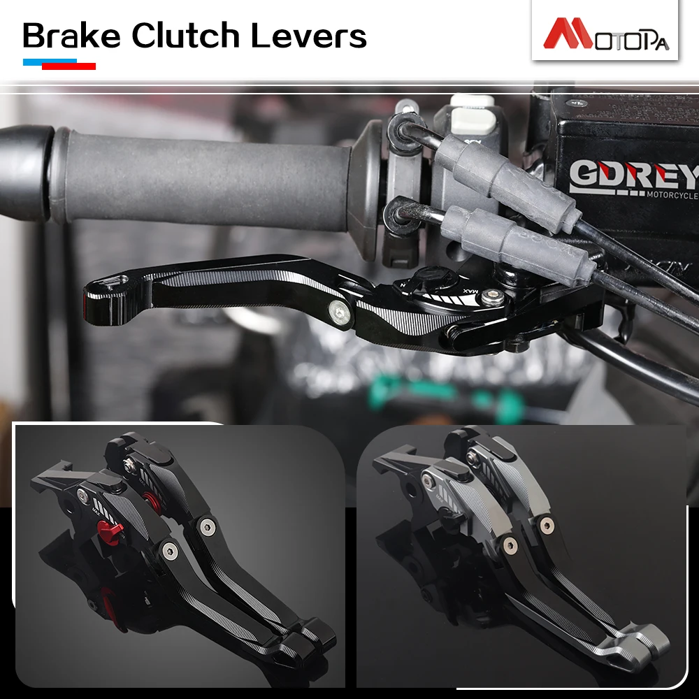 CNC 5D Aluminum Brake Clutch Levers For KYMCO Xciting 250 CK250T 300 CK300T ABS 400 500RI S400 K-XCT 300 Motorcycle Accessories