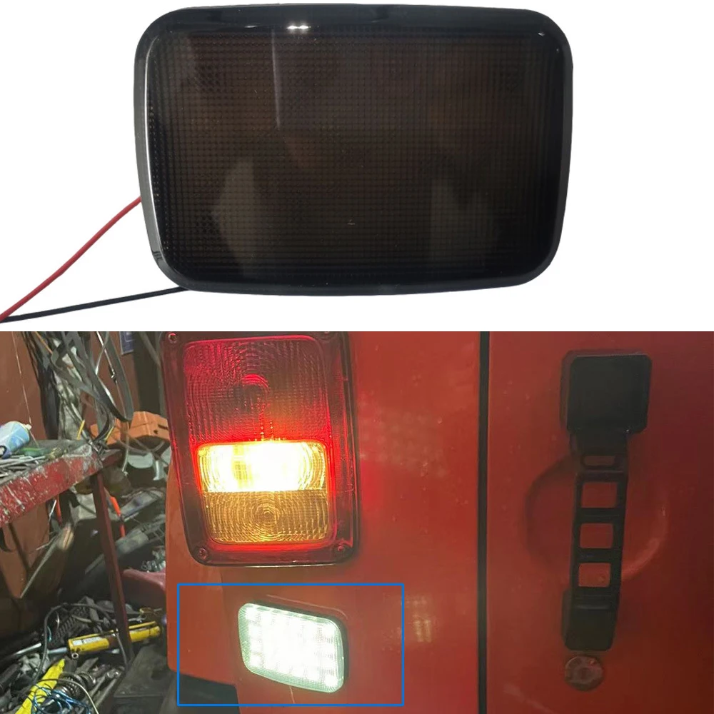 LED Light Increase Brightness of Reversing Tailgate left Reverse Light Tailgate Pillar Lamp 1 Pcs for Jeep Wrangler JK 2007-2017