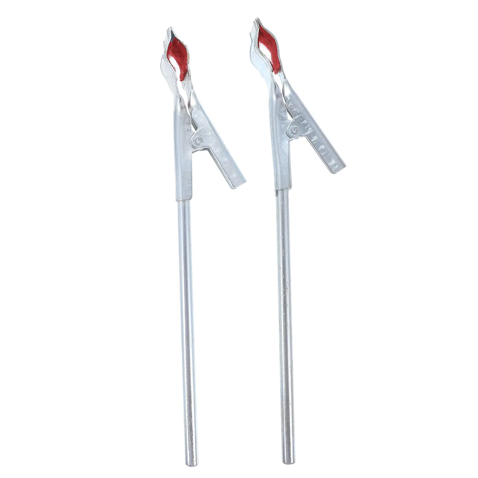 

2Pcs Test Tube Clamp Iron Anti-Slip Holder Laboratory Experiment Apparatus Durable Reliable Metal Test Tube Holder