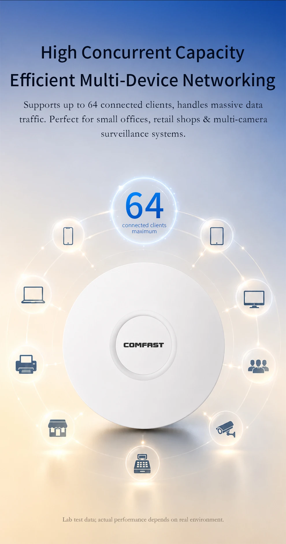 COMFAST CF-E392AX WiFi6 Ceilin - Wifi 6 Access Point Ceiling Poe บทวิจารณ์และราคา