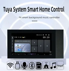 7-inch HD Touch Screen Tuya Background Music  Home Theater WIFI Android 8.1 System with RS485 Port Bluetooth In Wall Amplifier