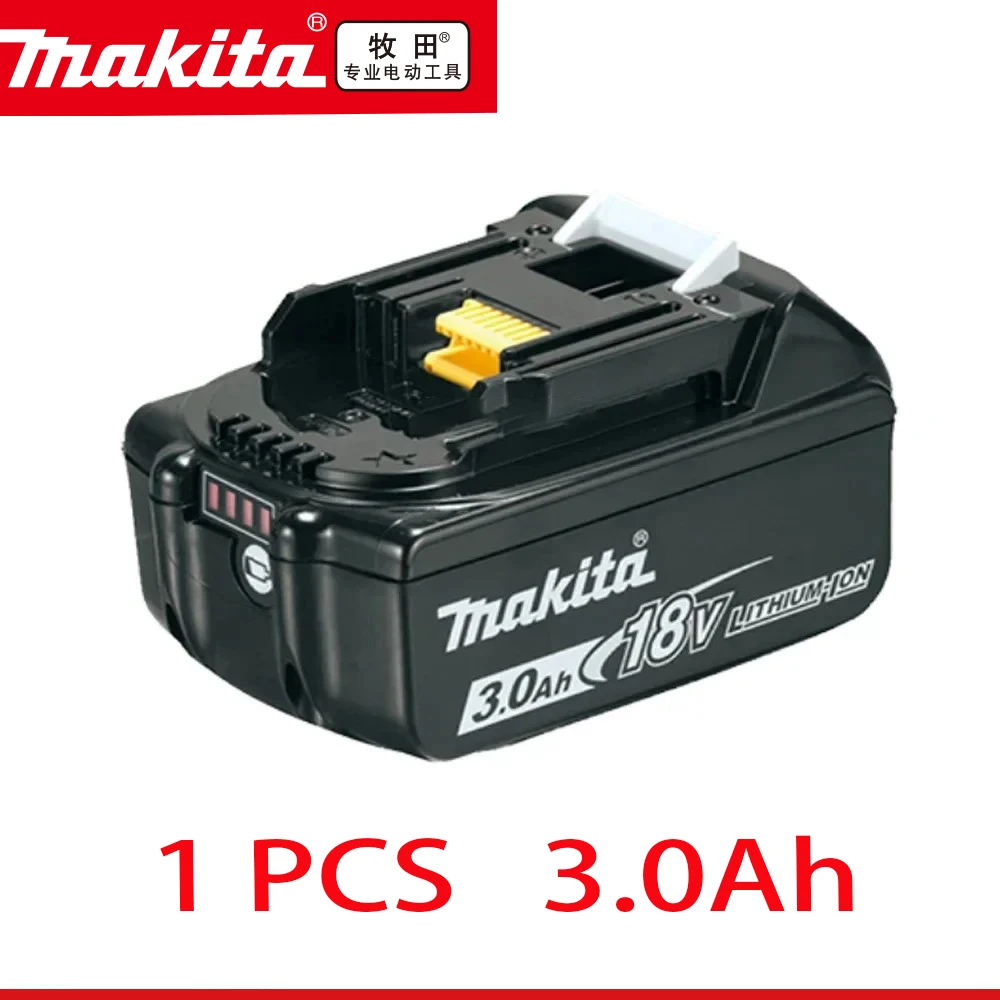 100% Original Makita 6Ah/5Ah/3Ah for Makita 18V Battery BL1830B BL1850B BL1850 BL1840 BL1860 BL1815 Replacement Lithium Battery