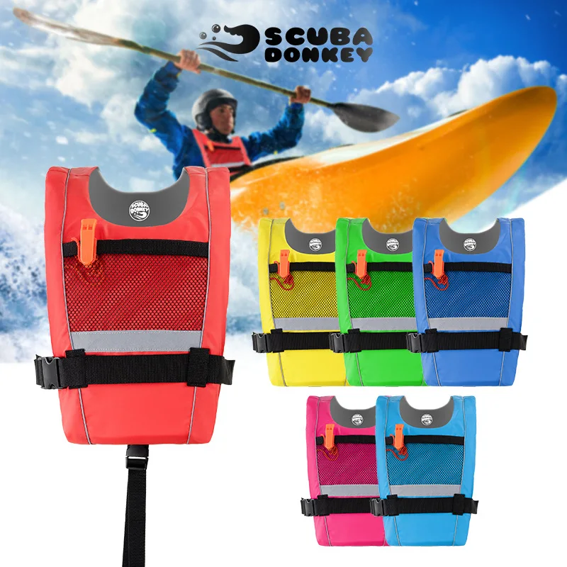 

Adults Kids Snorkeling Boating Drifting Life Jacket Outdoor Water Sports Safety Fishing Surfing Swimming Buoyancy Life Vest
