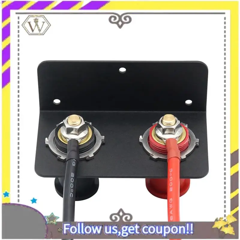 

ABXV-250A 48V Battery Jumper Post Panel External Battery Jumper Blocks For ATV UTV RV Truck Battery Charging Post Kit Easy To Us