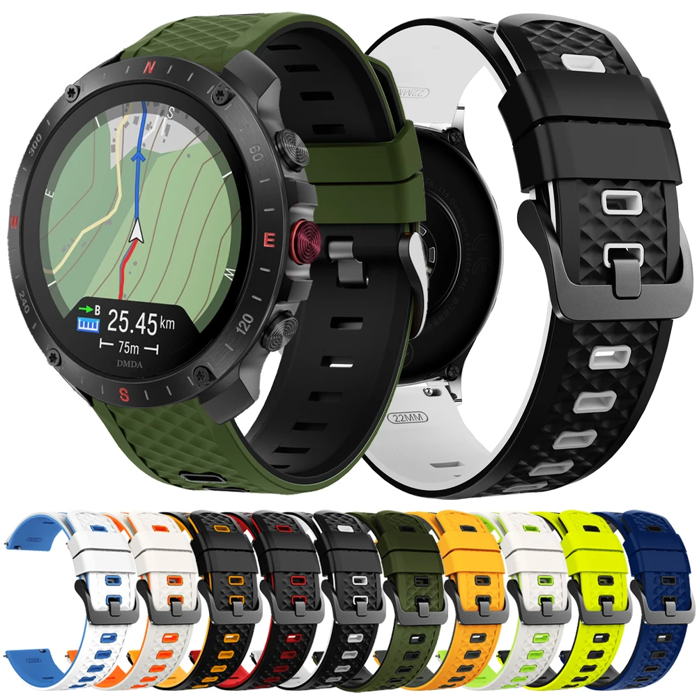 22mm Silicone WatchStrap For POLAR VANTAGE M3 V3 M2 M Watch Band Grit X X2 Pro Titan Strap For SUUNTO RACE 2 S Sports Bracelets