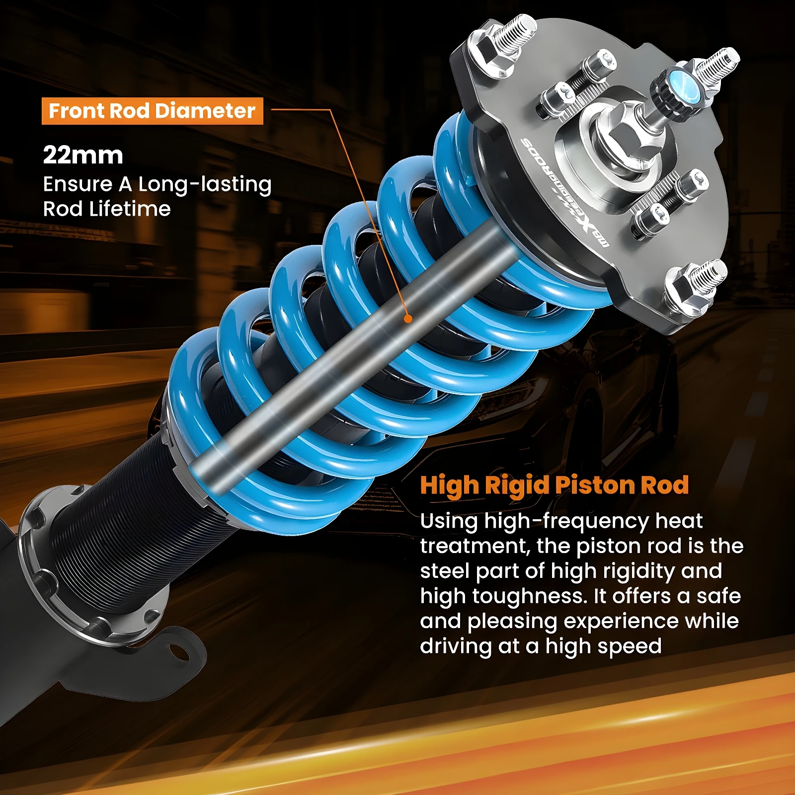 

Комплект койловеров MaXpeedingrods T6 (амортизаторы+пружины) для Venza 09-15 FWD и Highlander 08-13