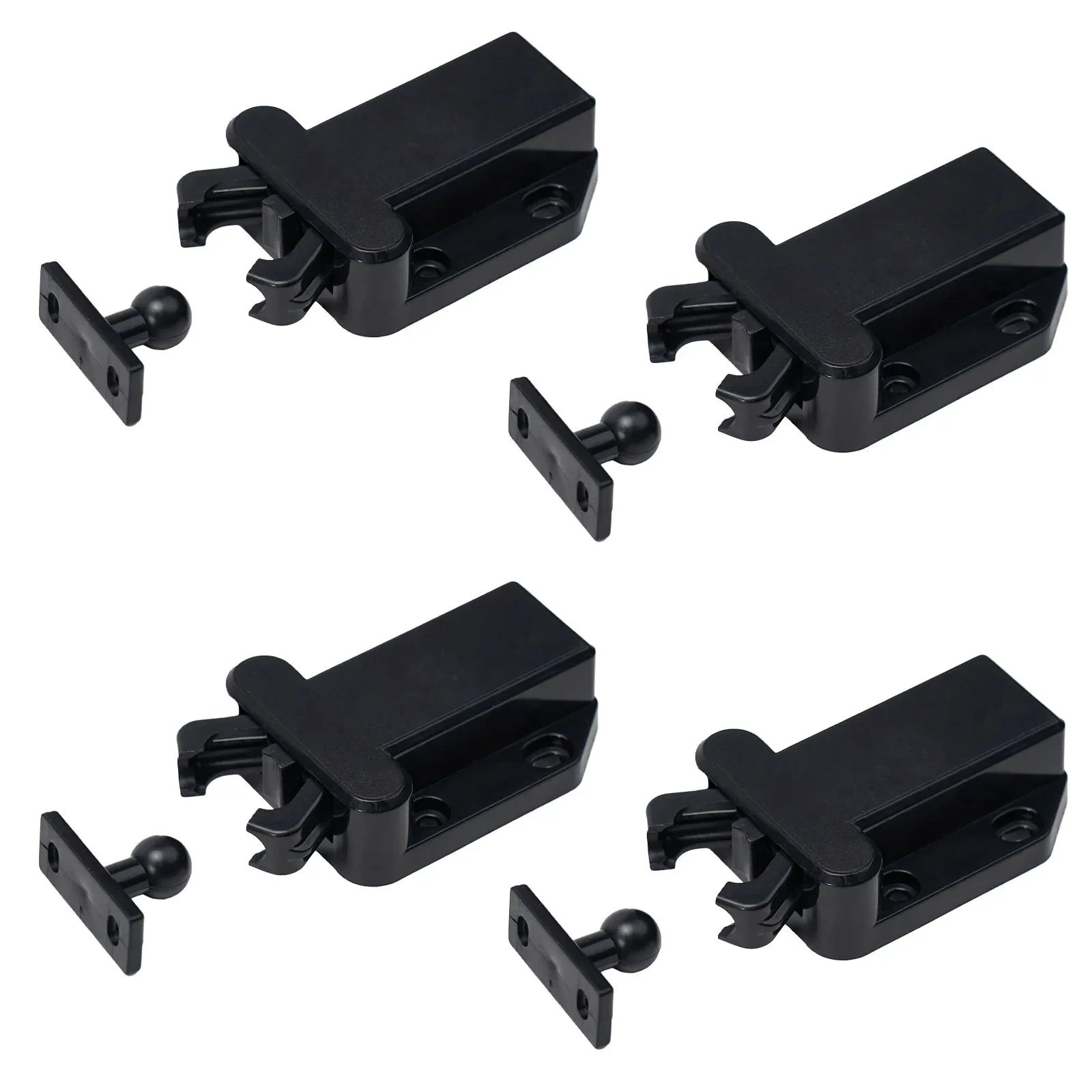 4Pcs Catch Latch Push To Open Beetles ===Drawer Cabinet Latch Catch-=-=-= Touch Release Cupboard Doors Door Hardware Accessories