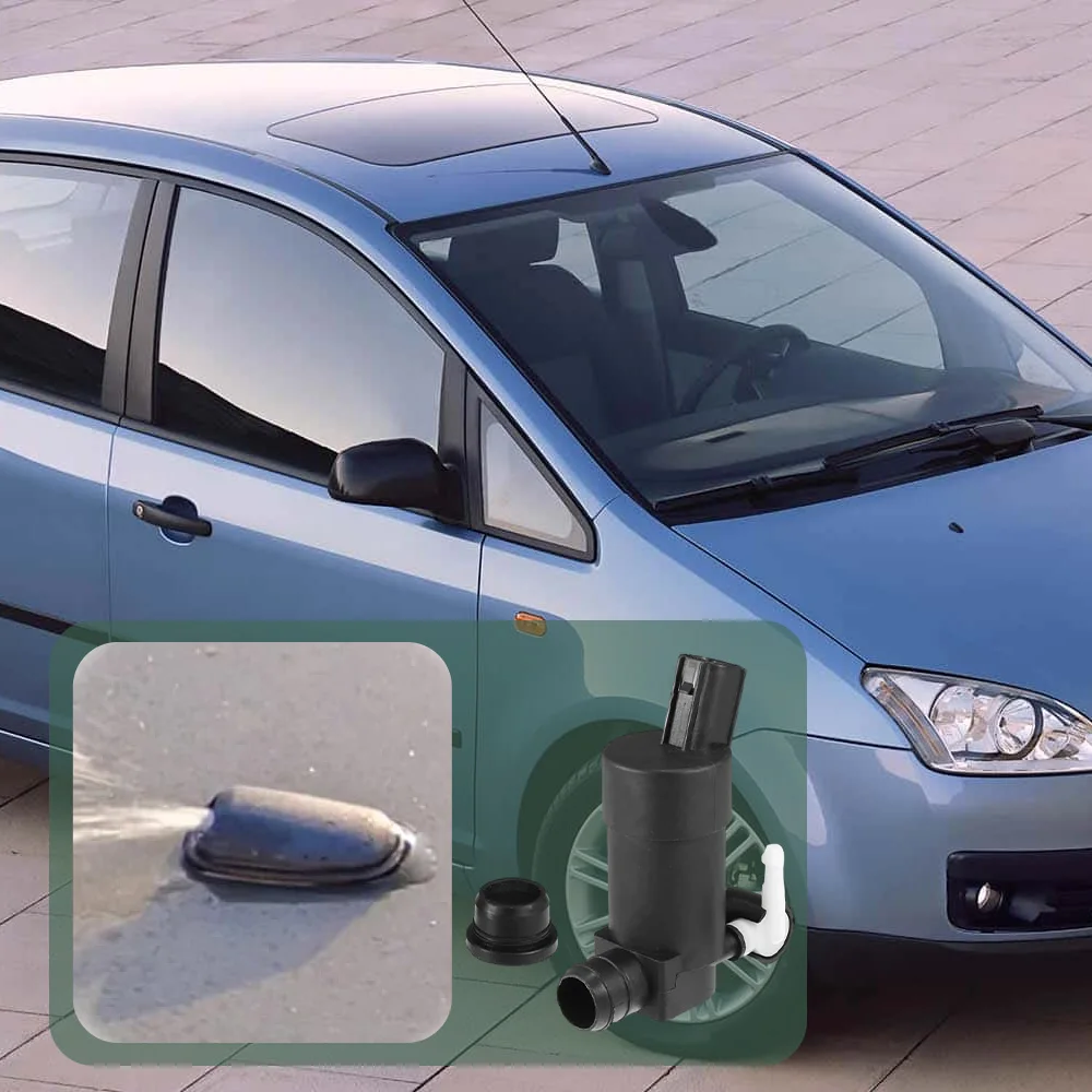 Scheibenwaschpumpe, Frontscheibenwischer-Waschpumpe für Ford Focus Galaxy Mk2 Kuga S-Max Mk1 Mondeo Mk3