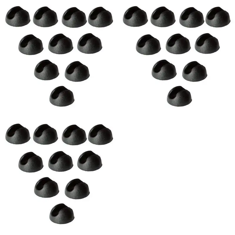 A76X-30 PCS Hairpin Leg Protector Feet Metal Coffee Table Leg Feet For 10-12Mm Hairpin Table Legs DIY Furniture Supplies