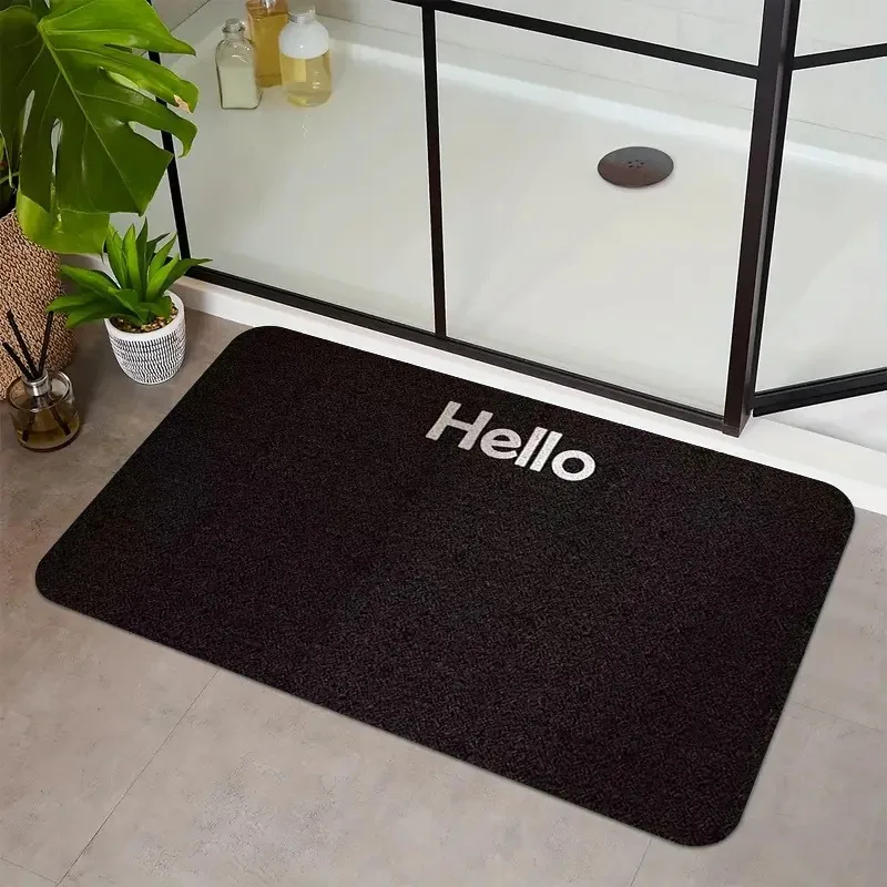 Anti-slip Washable Farmhouse-style Floor Mat, Suitable for Indoor and Outdoor Use, Machine-washable Welcome Mat Farmhouse Style