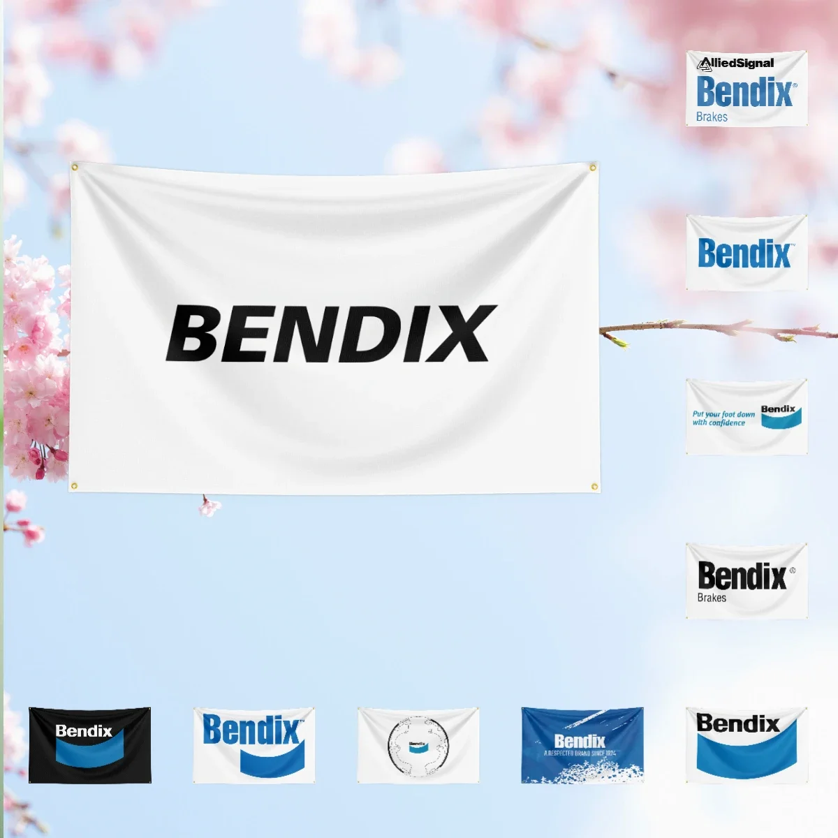 B-Be-nd-i-x b-ra-k-e Auto Parts Flag For vivid print Garage Workshop Repair match pub sports cheering decor sign flag