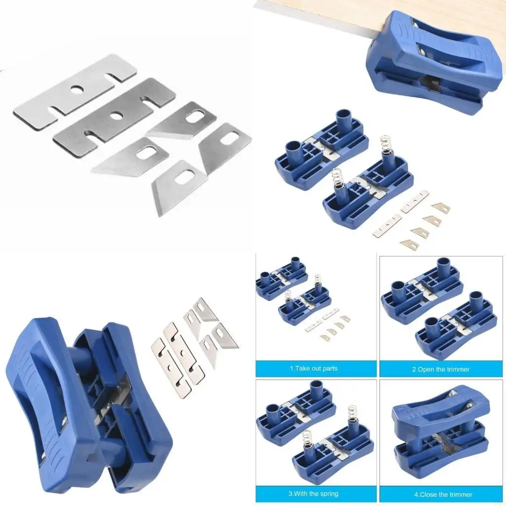 

P9FB Edges Banding Trimmers Wood Side Banding Machine Plastic PVC Plywood Melamine Manual Wood Head Tail Trimming Tool