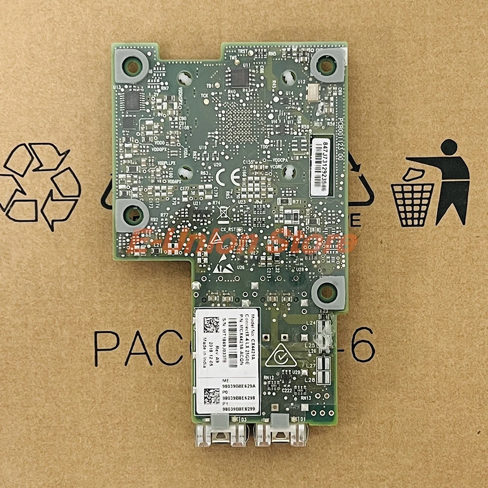 25Gb/s MCX4421A-ACQN ConnectX-4 LX 25GbE PCIe3.0 x8 Dual Port SFP28/SFP+/SFP CX4112A PC Network Card InfiniBand NIC