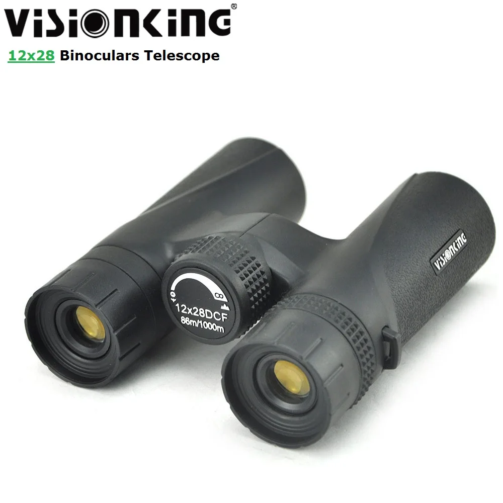 Visionking Lightweigh 12x28 Binoculars Professional Outdoor Birdwatching Camping Traveling Long Range Roof HD Telescope Portable