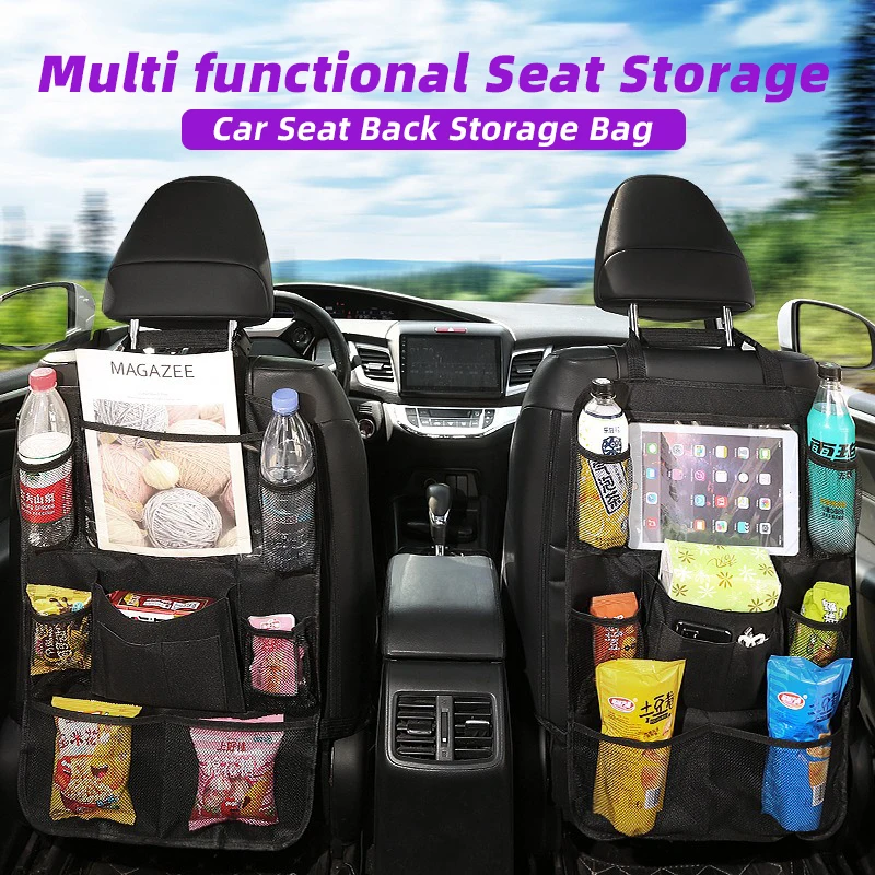 

600D Mesh Upgrade Car Multi functional Seat Storage Car Seat Back Storage Bag