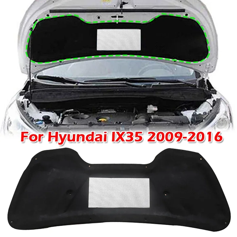 

Car Front Engine Hood Heat Insulation Sound Deadener Cotton for Hyundai IX35 2009-2016