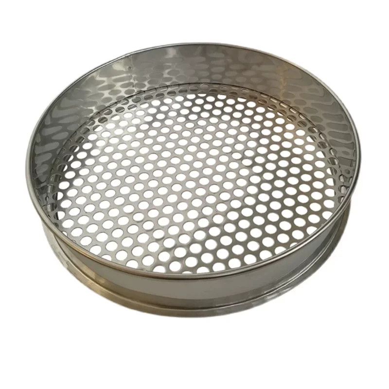 Circular Stainless Steel Vibrating Screen Mesh, Perforated Sieving Filter for Industrial Sieve Machine 30/40/50/60cm