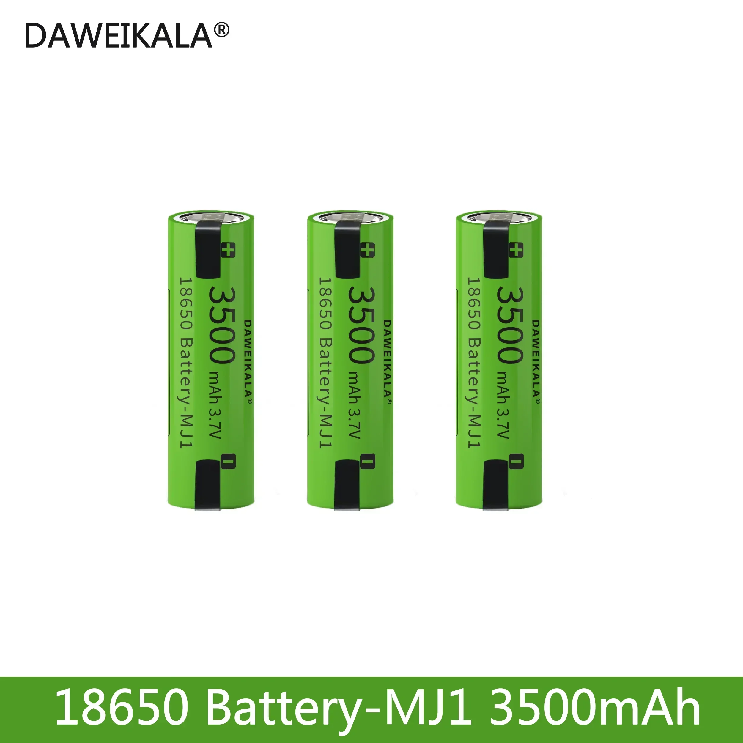 Daweikala 2024 100% Original MJ1 3500mAh battery 3.7 V Lithium ion battery 3.7 V 18650 battery 3500mAh, DIY nicke