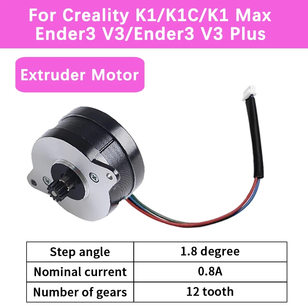 

Extruder Motor For Creality K1/K1C/K1 Max Nema14 Stepper Motor Extrusion Mechanism Kit 36 Circular Motor 3D Printer Parts
