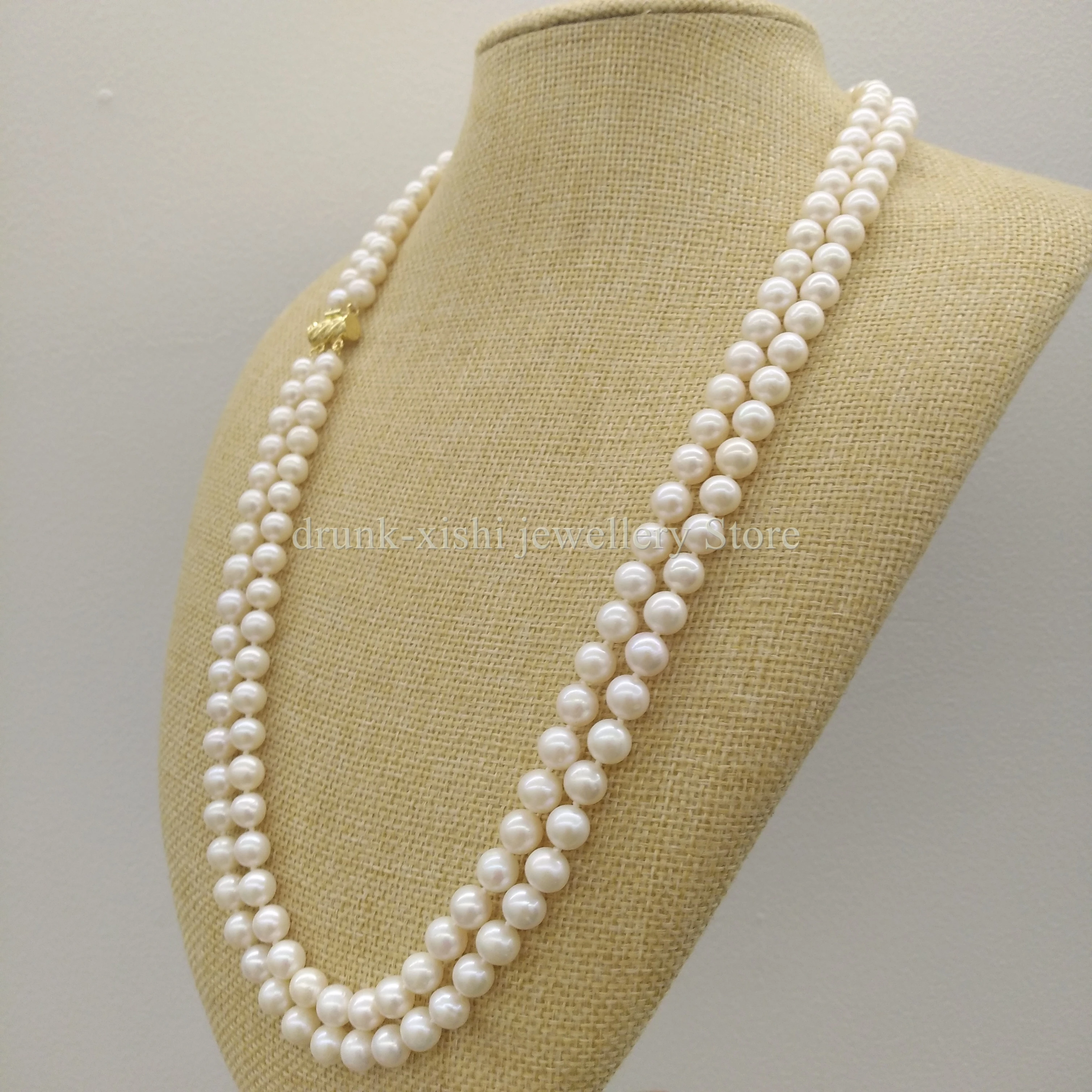 Imagem -03 - South Sea White Real Nice Round Pearl Necklace Beautiful Aaa Mais 8-9 mm 35 Natural