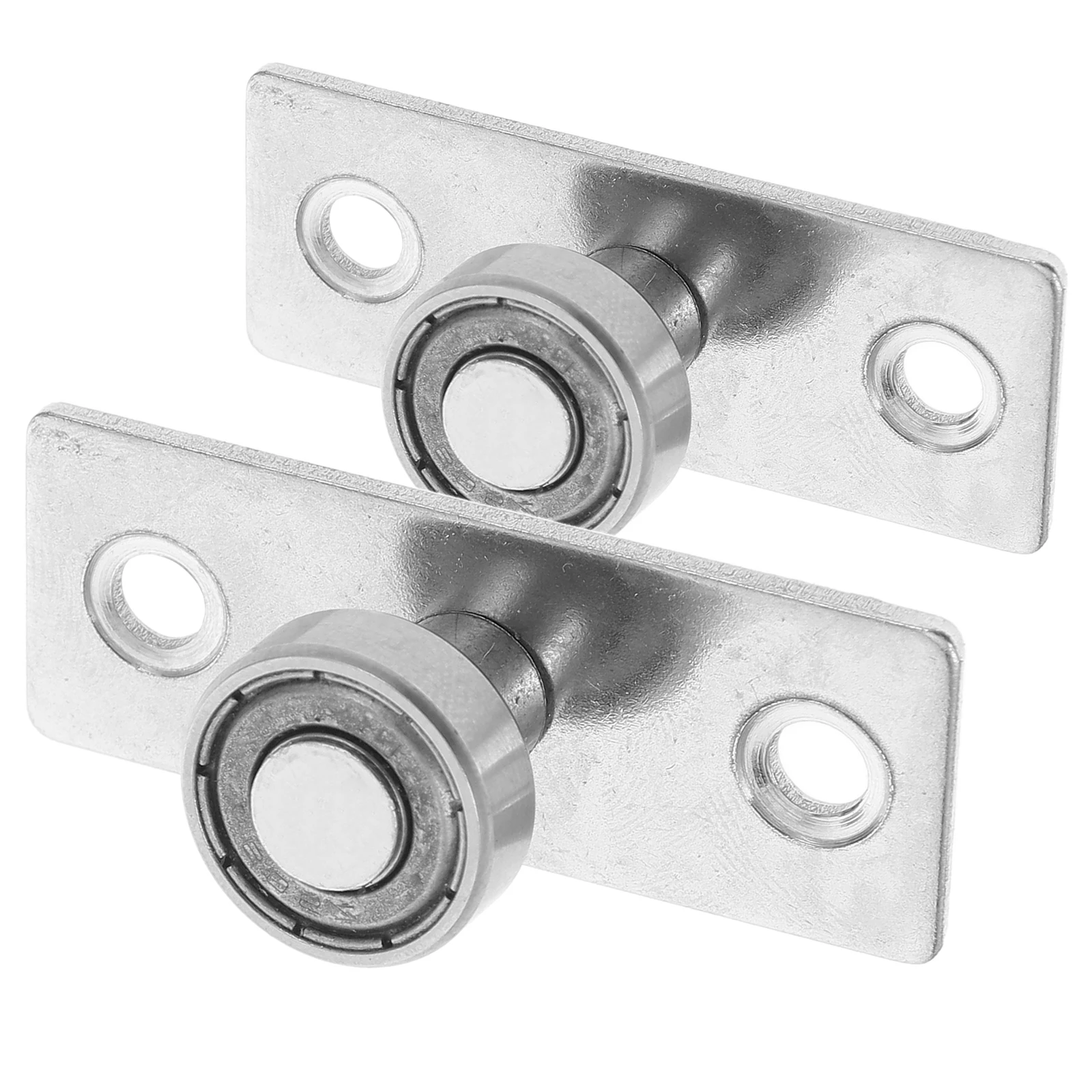 

2 Pcs Sliding Limiter Steel Roller Smooth Movement Wooden Positioning Wheel Anti Sway Limiter Safe Reliable Gate