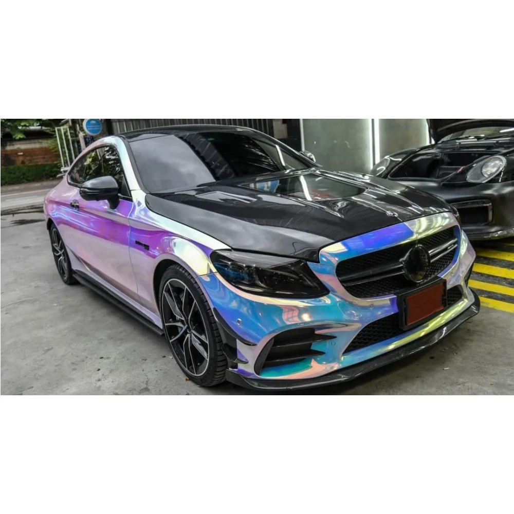 New V1 Style Carbon Fiber Front Hood Bonnet Fit For Benz W205 C300 C43 15-20 Sedan Coupe High Quality Fitment