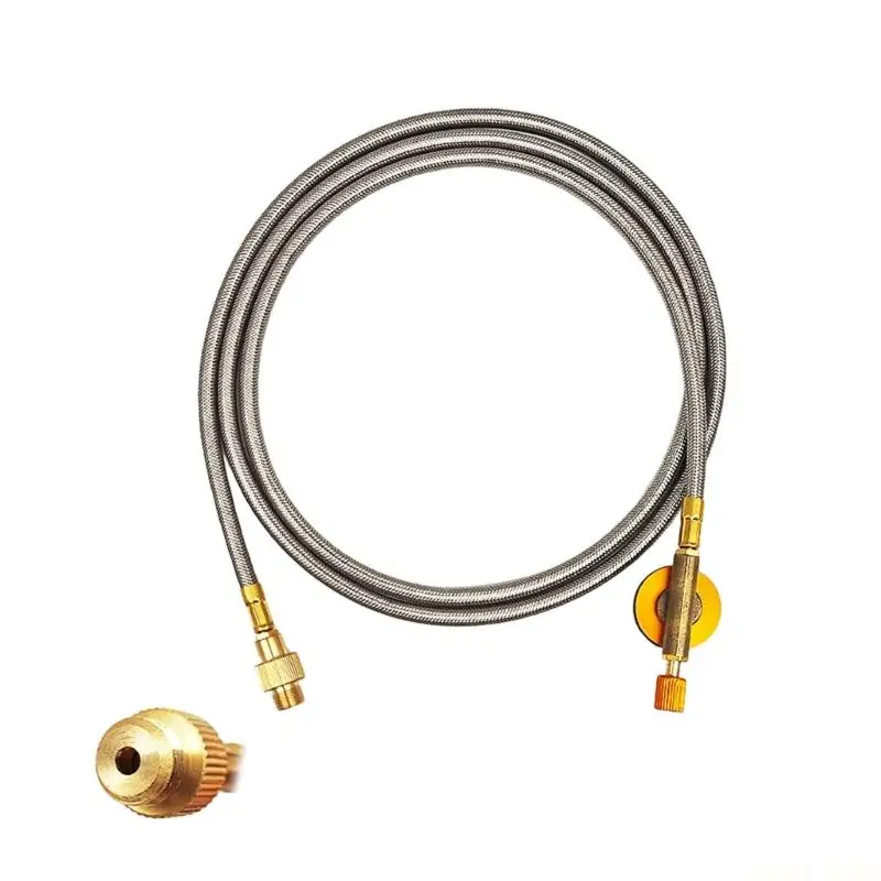 U2JB High Efficiency Gas Stove Extension Hose With Quickly Design Flat Gas Tanks Connection Extension Line Enduring