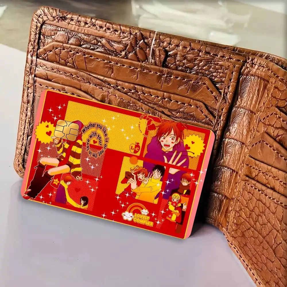 Anime Lovely Complex Funny  Diy Credit Debit Card Sticker Party Sticker Decoration Waterproof Small Chip Card Skin Sticker