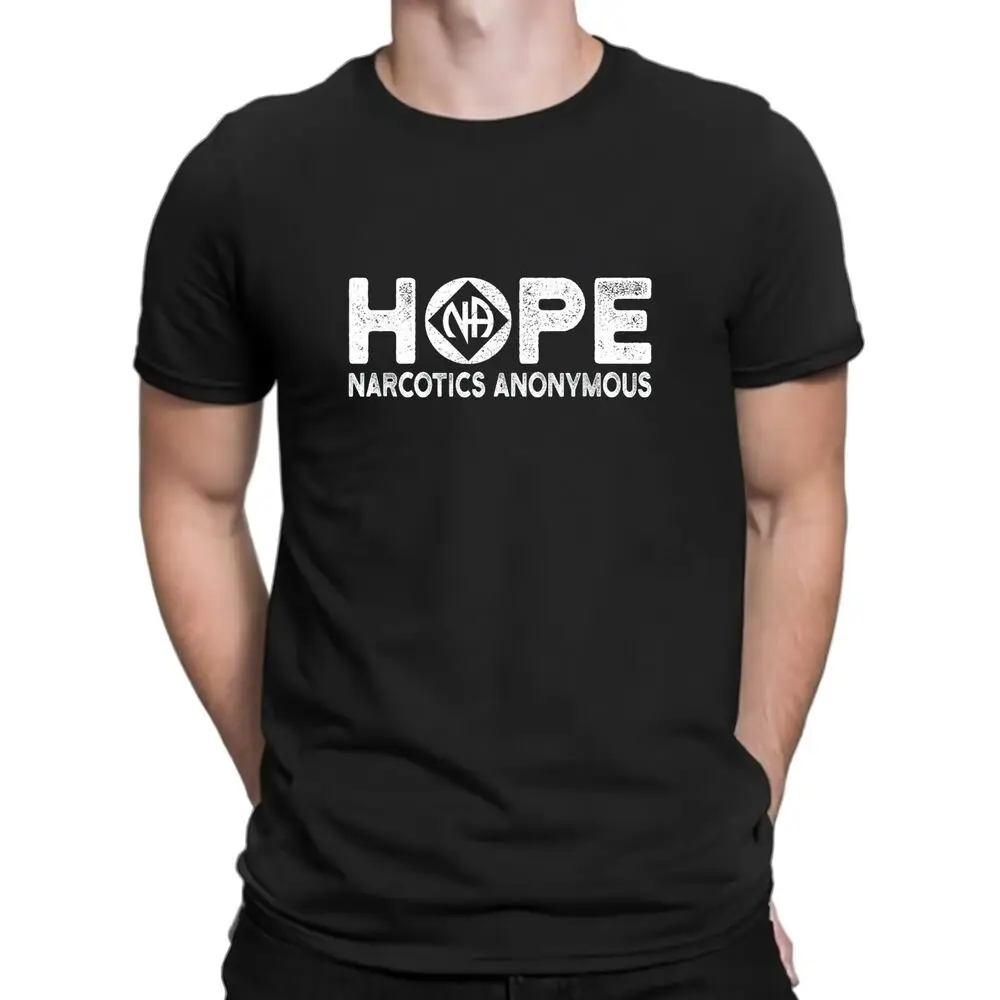 Hope NA Symbol Narcotics Anonymous Design T-Shirt Size  High Quality 100%Cotton Short Sleeve