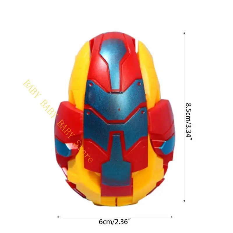 Q81a dinozaurowe jaja deformacja robota zabawka automatyczna transformacja daru edukacyjnego dla dzieci
