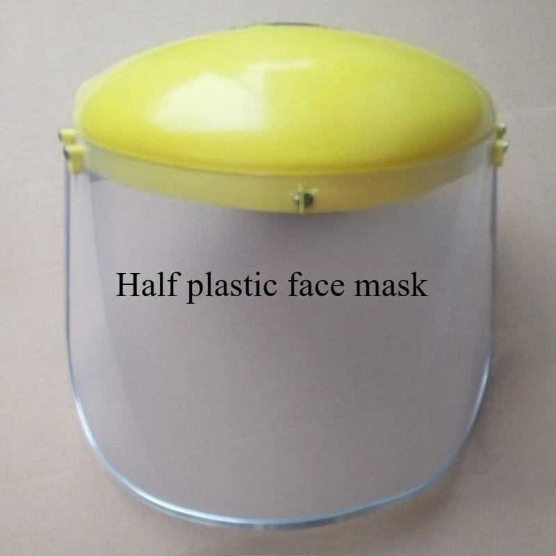 Applicable To Lawn Mower Head-worn Sanding Mesh Protective Mask Anti-Splash Wind Resistant Anti-Impact Face Protection Shield