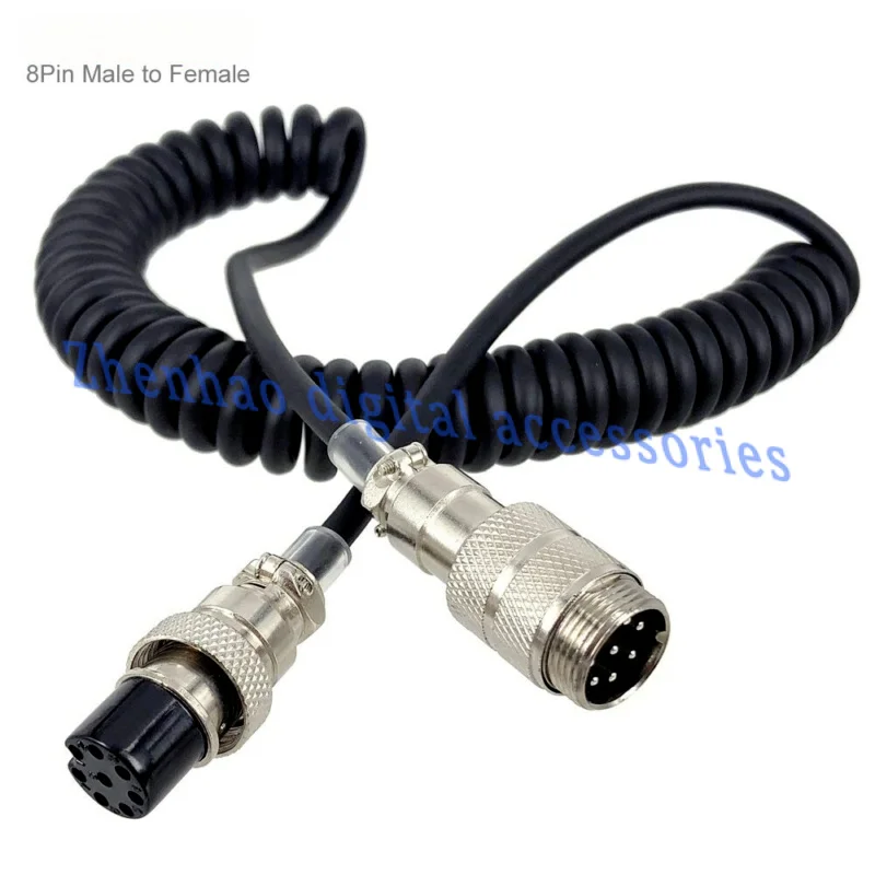 8 pin MIC microphone extension cable for Yaesu ICOM Kenwood CB Ham Radio