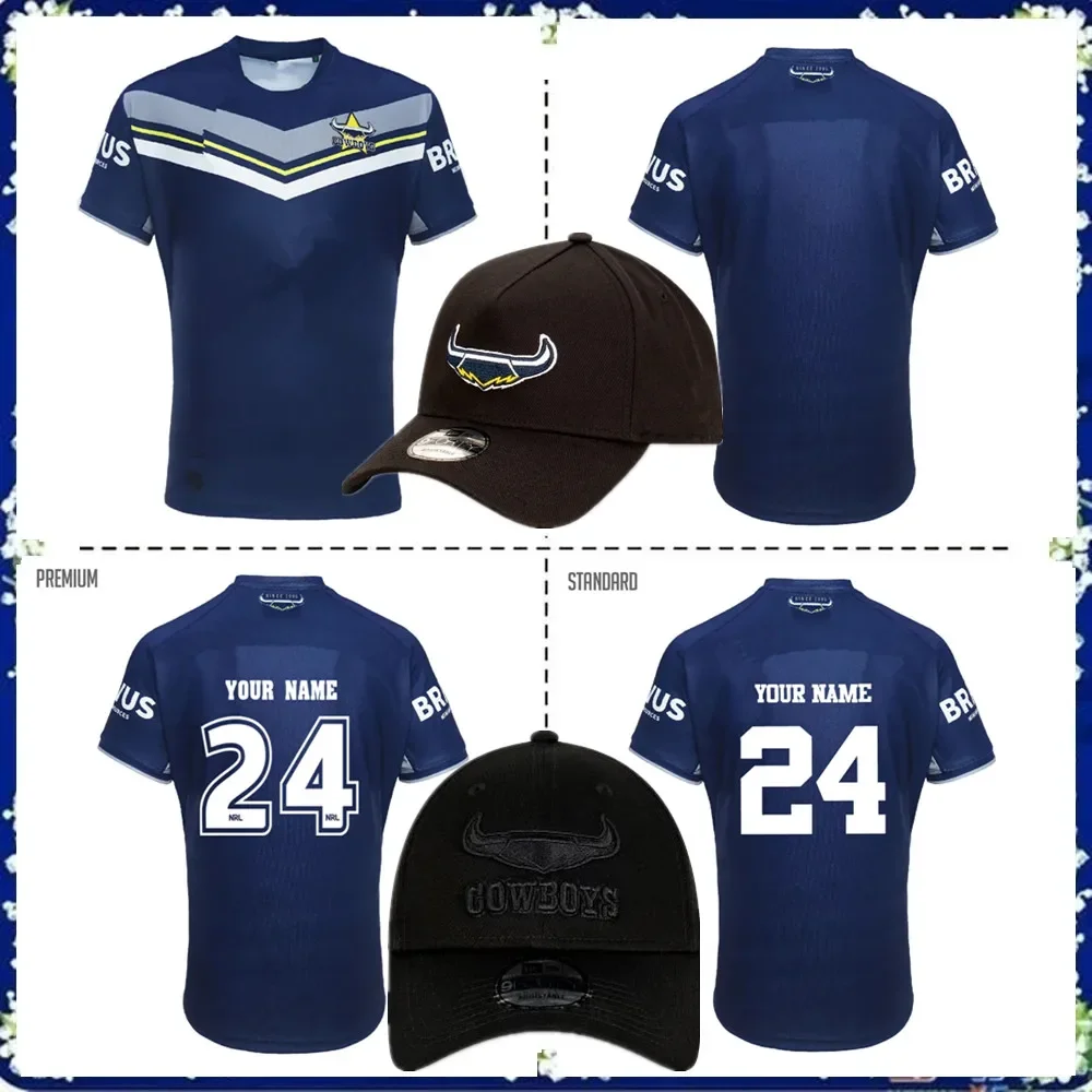 

2024 North Queensland Cowboys Home Rugby Jersey 2023/24 COWBOYS black Baseball Cap hats TRAINING JERSEY size S--3XL---5XL