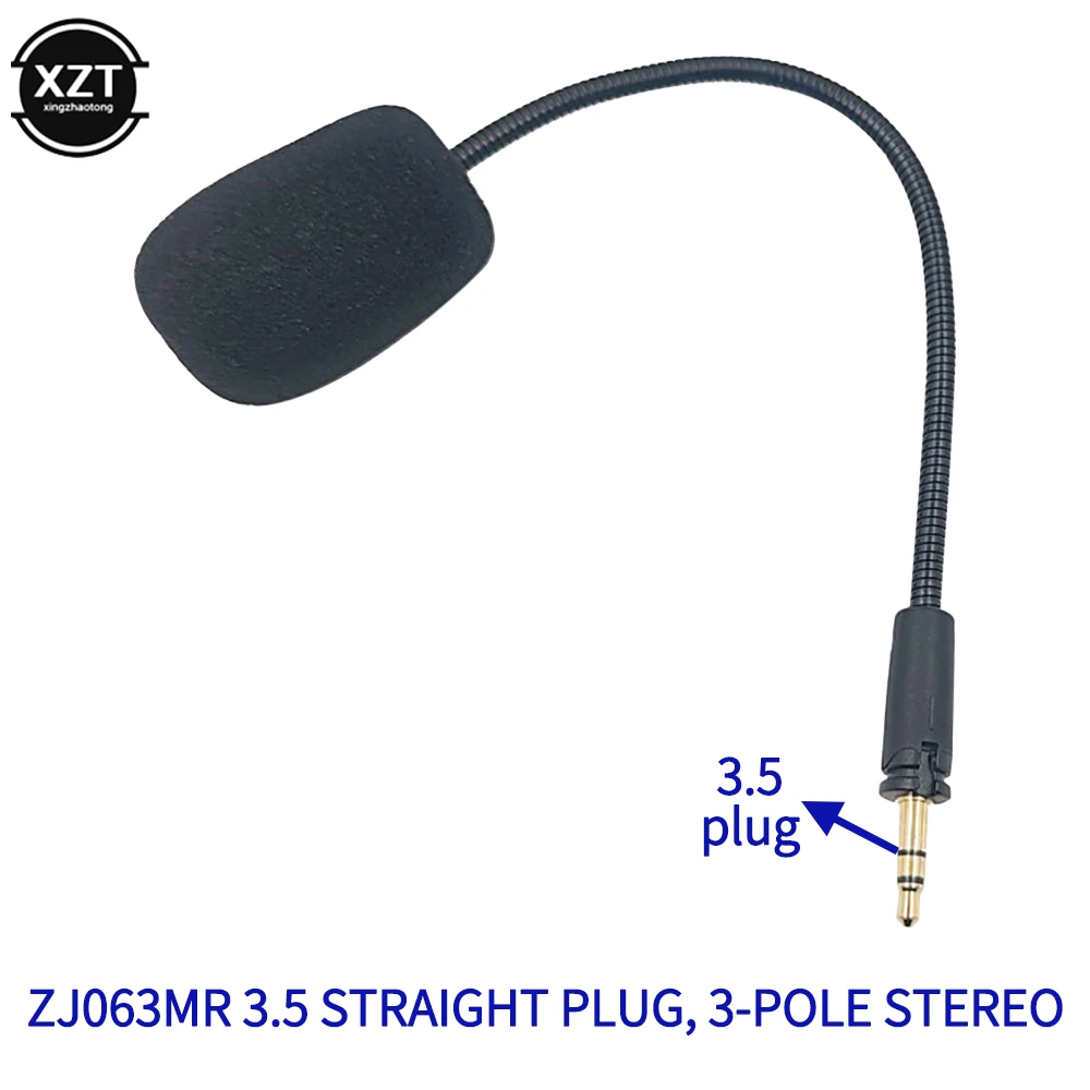 Gaming Headset Microphone Turtle Beach Headphones Gooseneck Microphone Gaming Intercom Microphone 2.5/3.5mm Straight Plug Stereo