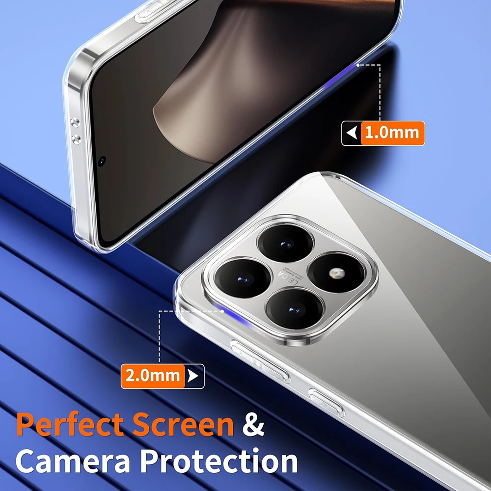 Crystal Transparent Soft Case For Xiaomi 17 17T 15 15T 14 14T 13 13T 12 12T 12X 11T Mi 11 Lite Pro 11i Ultra Thin Silicone Shell view 4