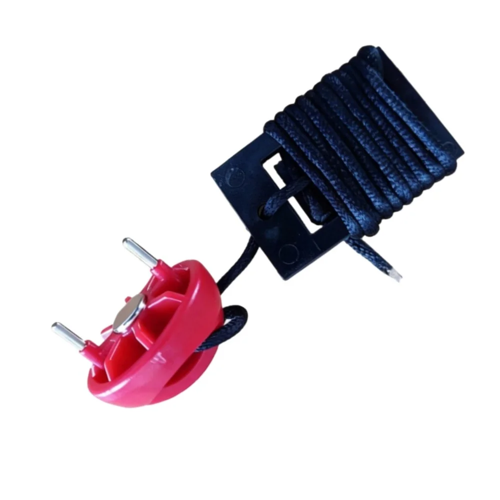 2 Pack Treadmill Safety Key Stop Switch Socket Insert 20mm Pull Cord Clip For Running Machine Fitness Equipment Replacement Part