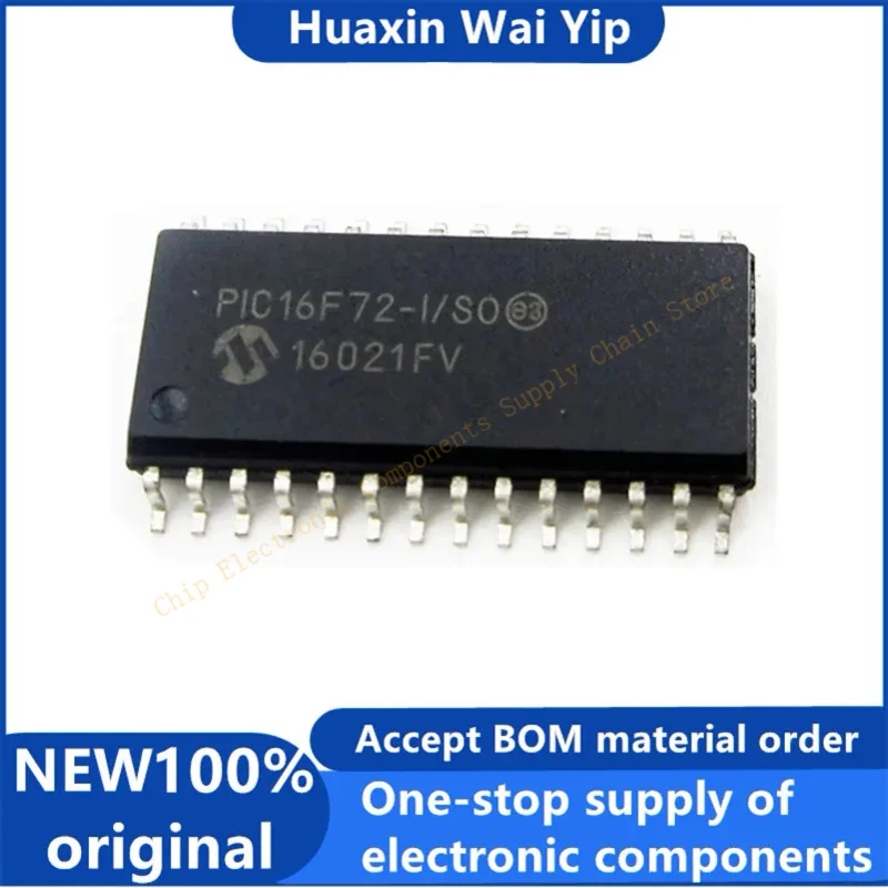 PIC16F57-I/SO PIC16F72 PIC16F73 PIC16F76 PIC16F722 PIC16F723 PIC16F726 PIC16F737 PIC16F767 Microcontroller (MCU/MPU/SOC)SOP-28 S