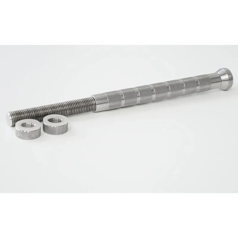 1pcs Stainless Steel Adjustable Bar Bell Wrist Strength Forearm Trainer   Core Fitness Equipment