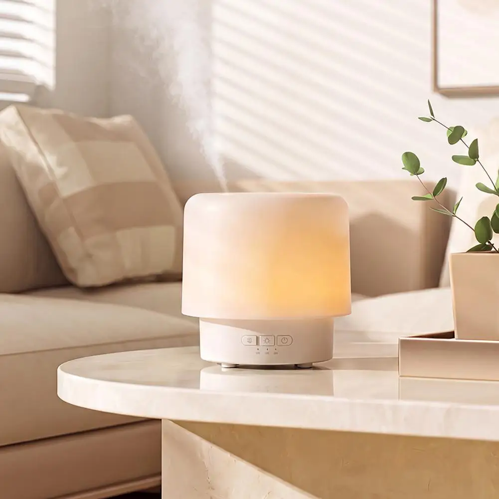360° Rotating Essential Oil Diffuser USB Powered Silent 7-Color LED Light & Auto Shut Off Mist Diffuser for Home Bedroom Office