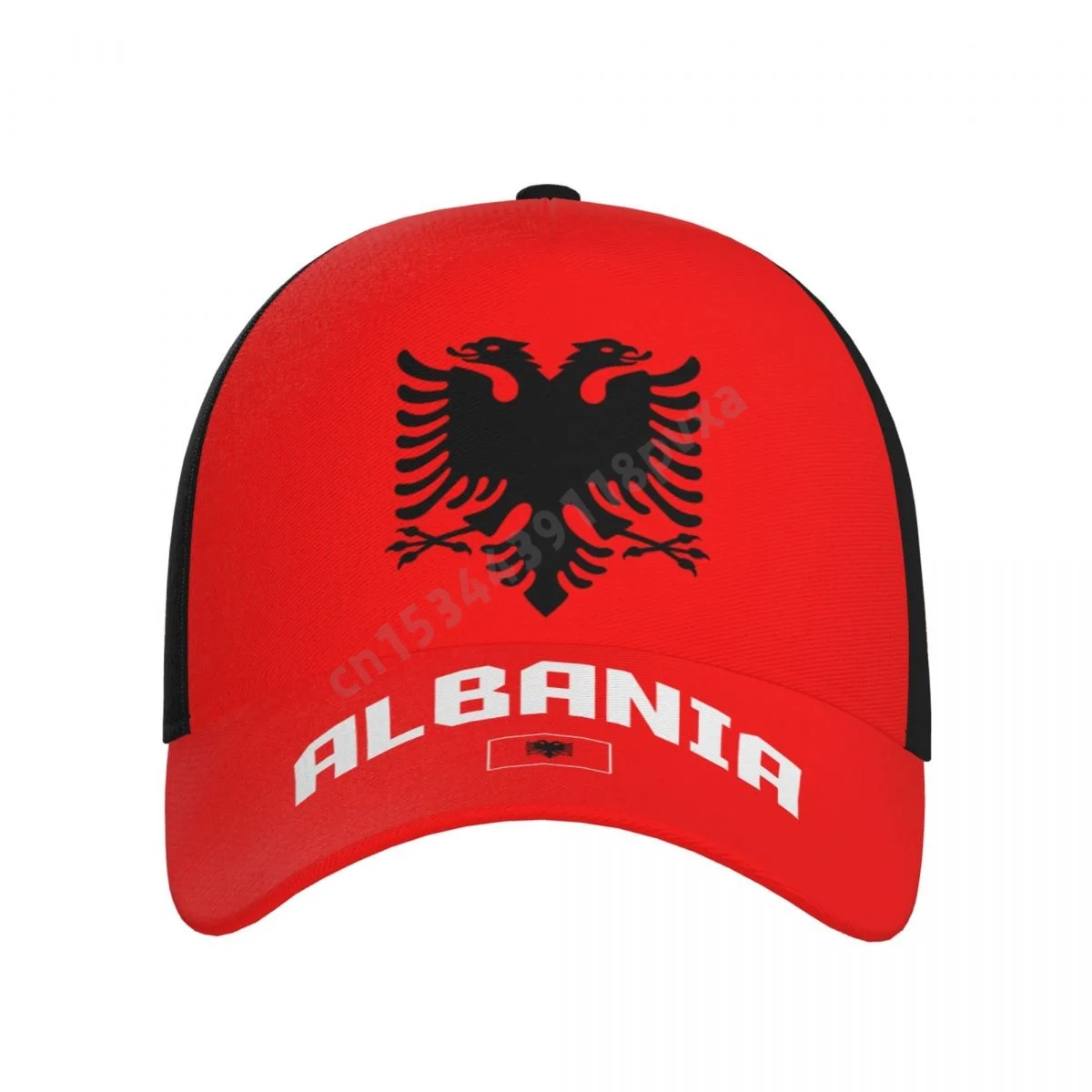Unisex Albania Flag Albanian Cool Adult Baseball Cap Patriotic Hat for Baseball Soccer Fans Men Women