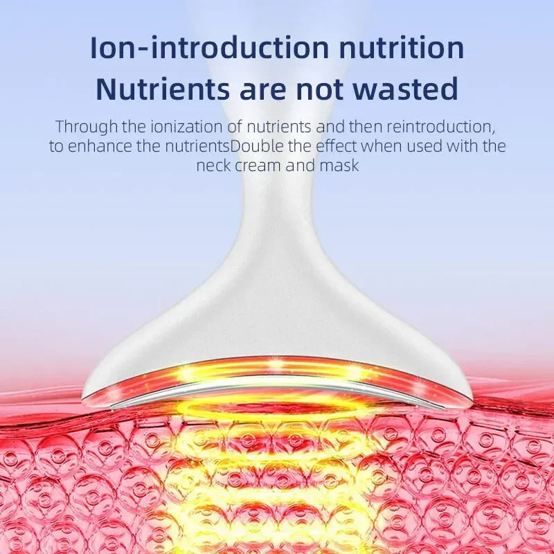 EMS مكركرنت رفع المضادة للتجاعيد إزالة تدليك الوجه LED الرقبة الجمال سماكة أداة لتجميل وتجديد شبابها