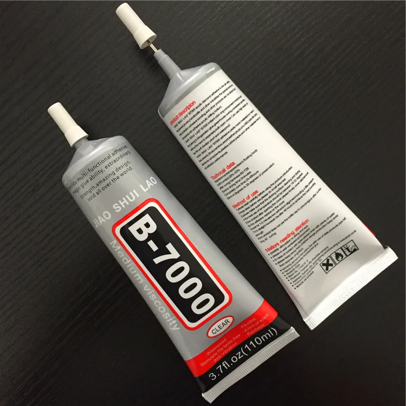 3.7FL.OZ 110ML Transparent Mobile Screen Glue b7000 Multipurpose Jewelry Wood Plastic Shoe Craft Clothing Fabric Paper Adhesive