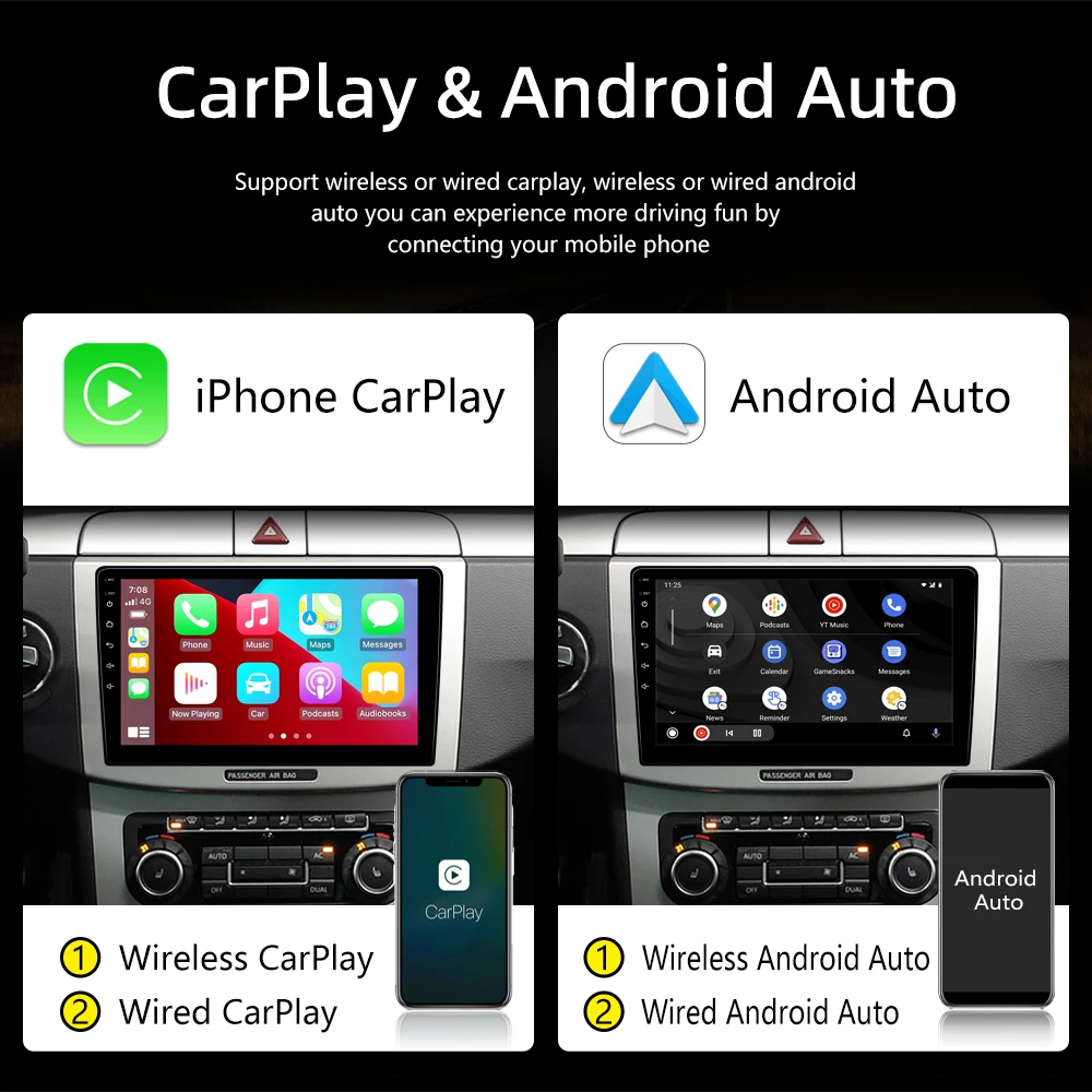 Автомагнитола carplay DSP 7 дюймов, 2 + 32 ГБ, gps, Bluetooth