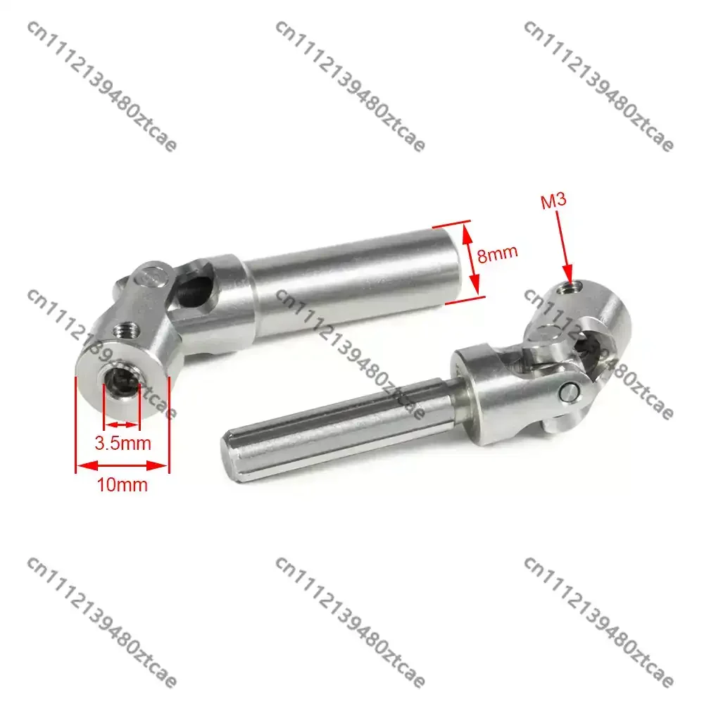 Stainless Steel Inner Spline Drive Shaft Kit Fit 1/18 Style Simulation RC Crawler Model Car Modification Accessories