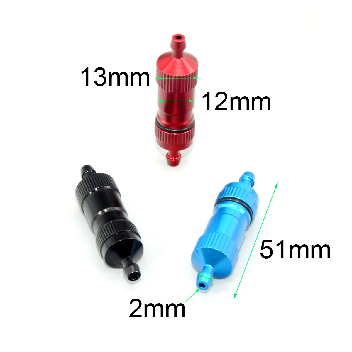 Alloy Straight Fuel Plug Gas Glow Dot Alloy Nozzle Oil Filter With Filter Screen For Fue l Tank Accessorie RC Car Boat