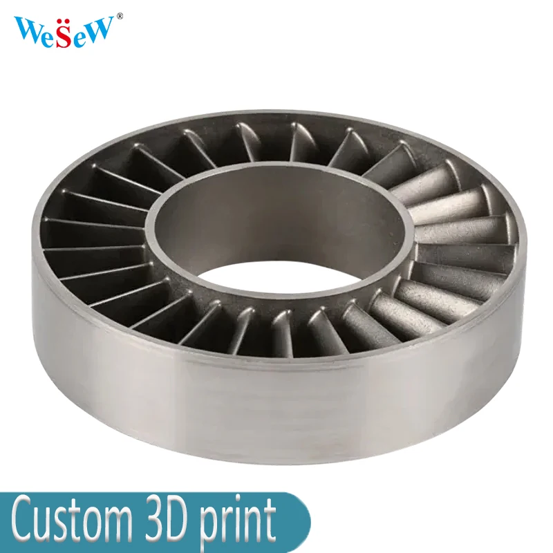 Изготовленная на заказ нержавеющая сталь 316L, алюминий, титан, кобальт, хром, 3d печатные металлические детали DMLS, завод 3D-печати для среднего устройства